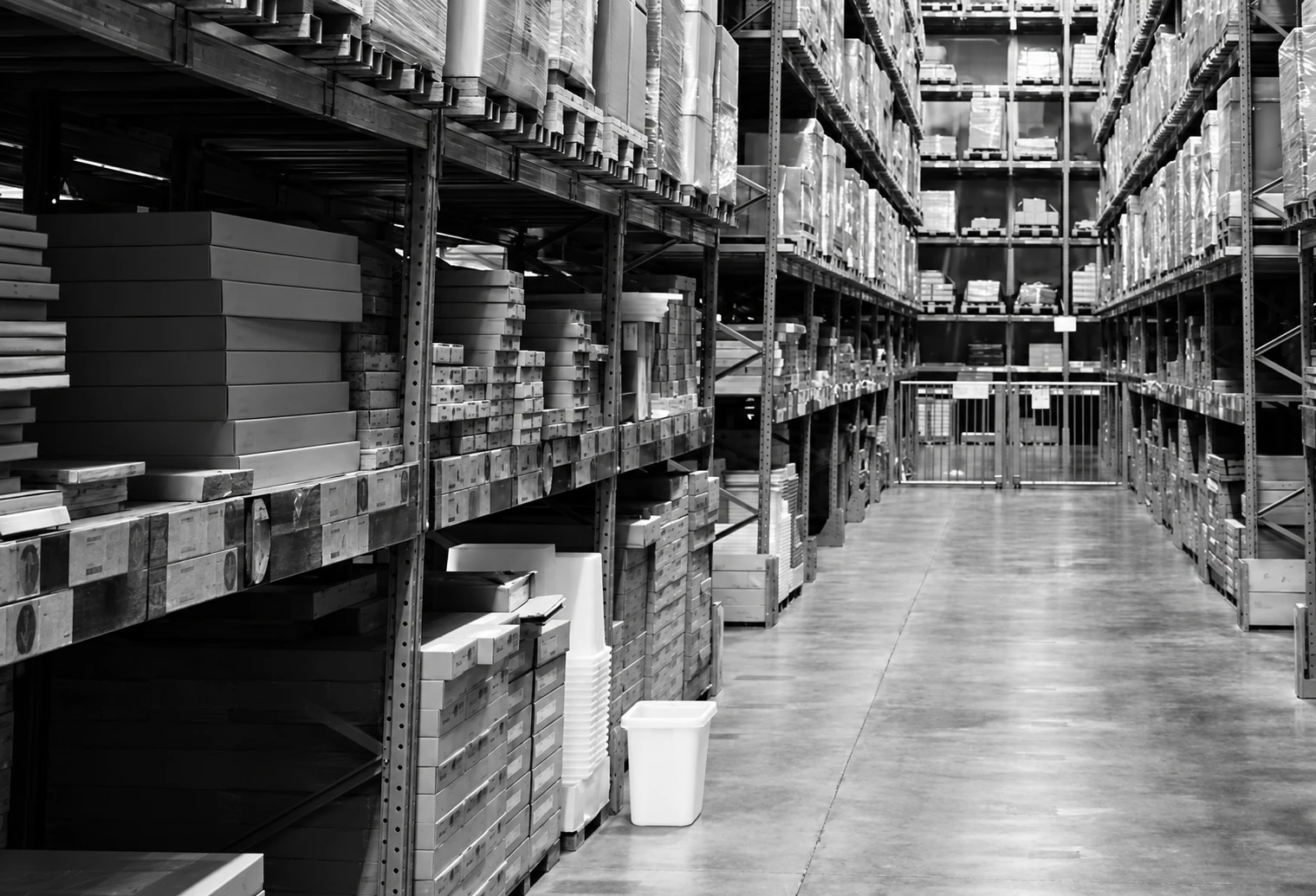 Vinyl records in the Memoria warehouse